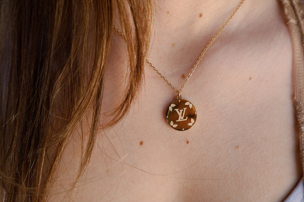 Floral LV Gold Necklace