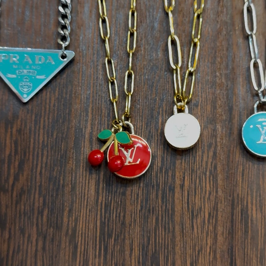 Cherry Charm LV Chain