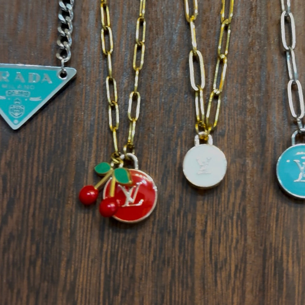 Cherry Charm LV Chain